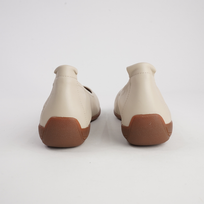 Fenja 01 Sand Leather Ballet Flats