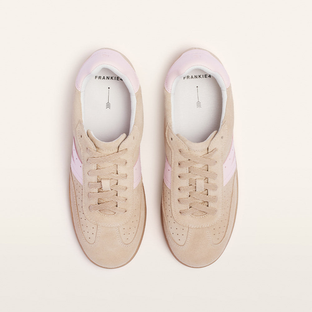 Levi Oat Milk Suede Sneakers