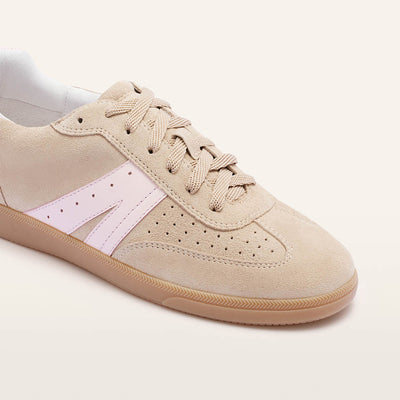 Levi Oat Milk Suede Sneakers