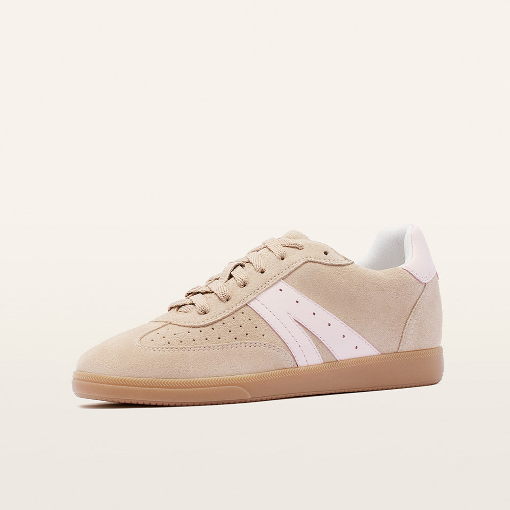 Levi Oat Milk Suede Sneakers