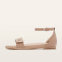 Callie Camel Leather Sandals