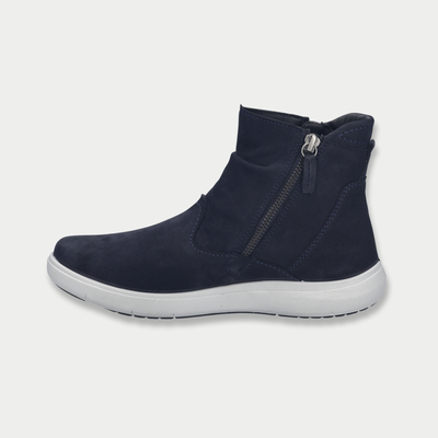 Megan 12 Dunkelblau Nubuck Ankle Boots