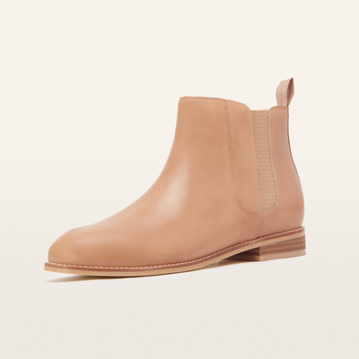 Austen Ii Camel Leather Ankle Boots