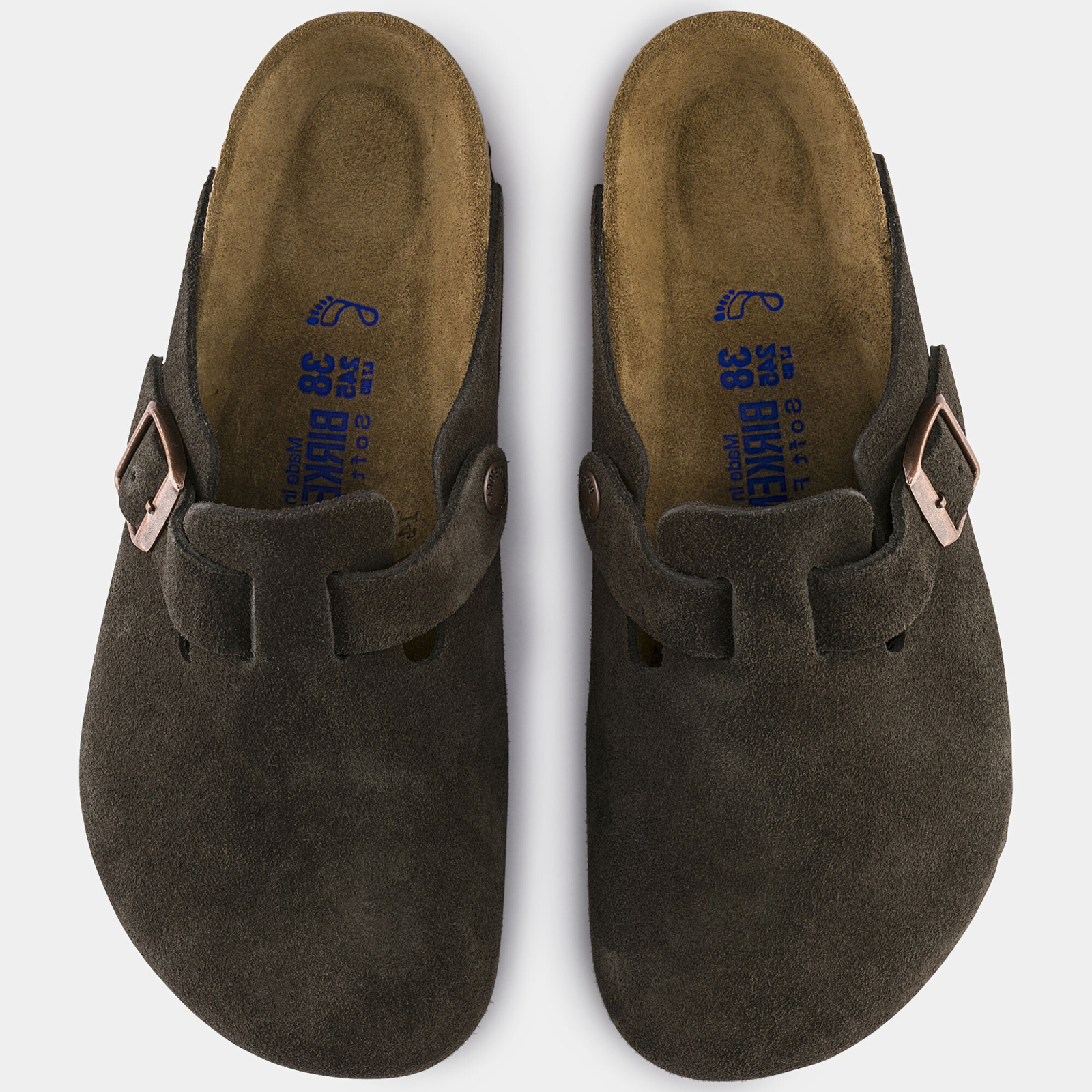 Boston SFB Mocca Suede Leather Flats