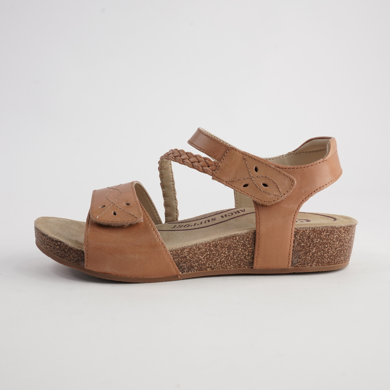 Fog Tan Leather Sandals