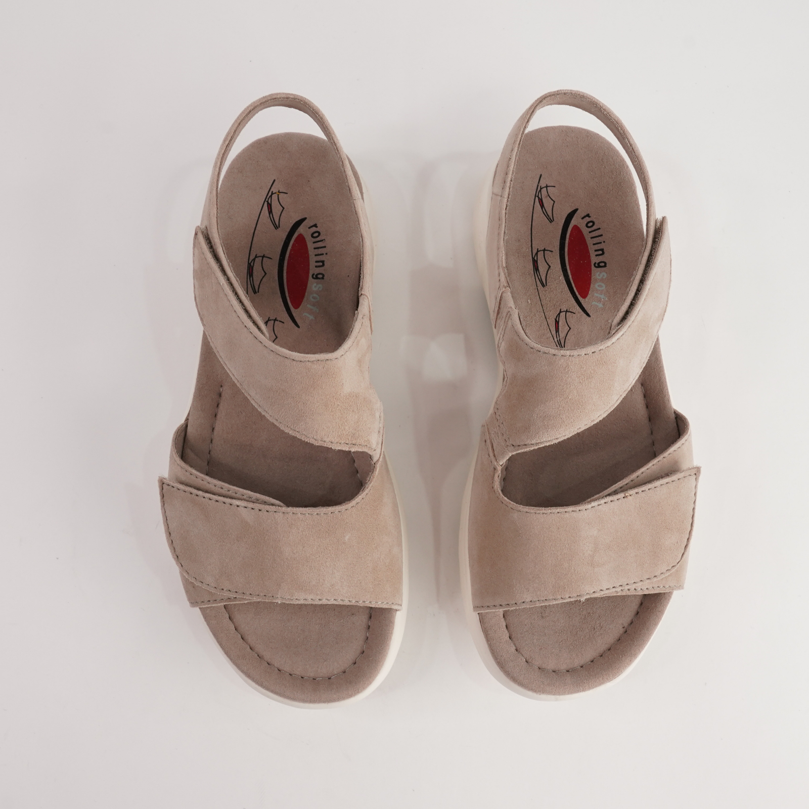Elsie Sand Microsuede Sandals