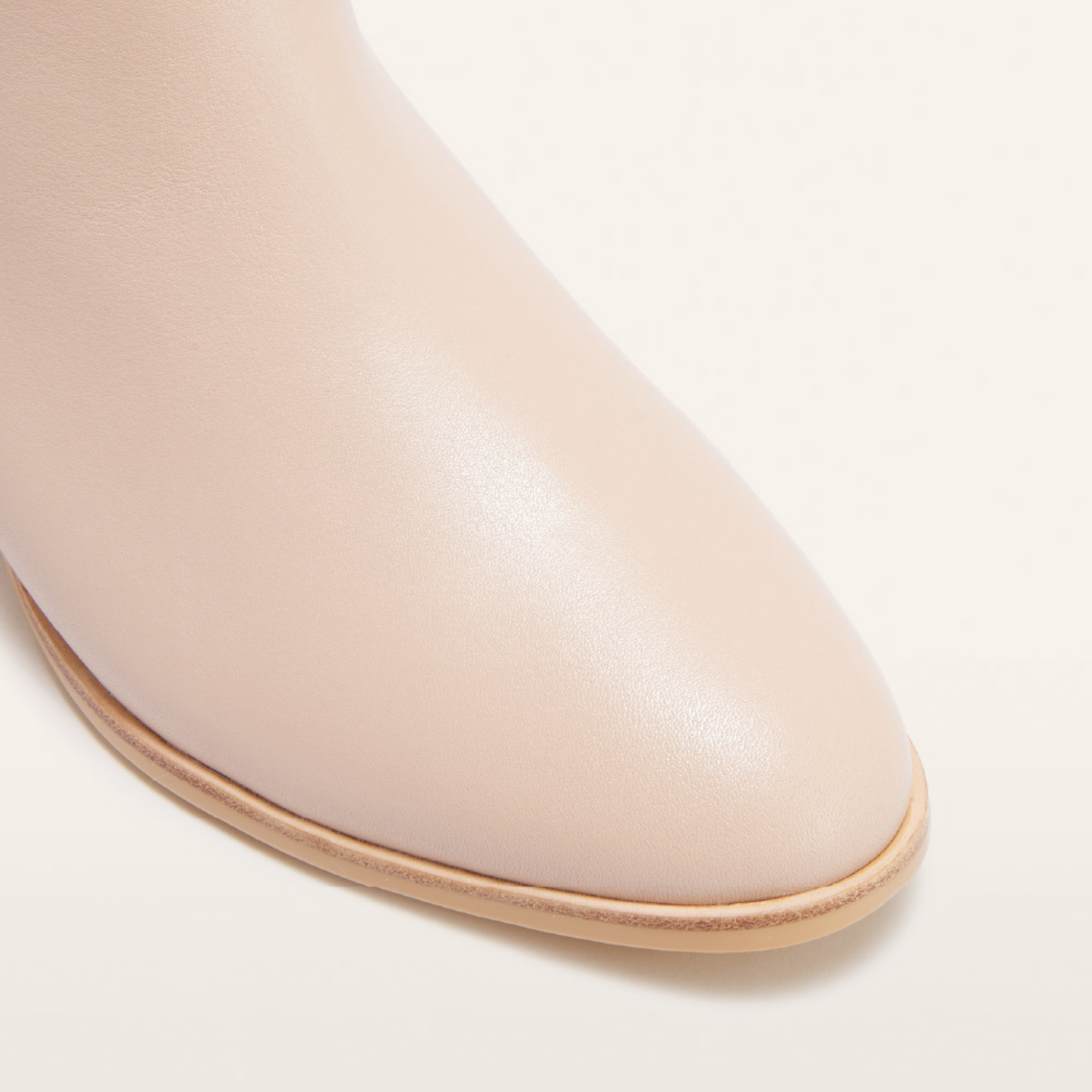 Charleston Warm Sand Leather Ankle Boots