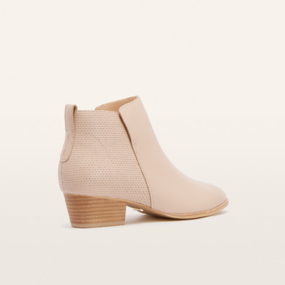 Charleston Warm Sand Leather Ankle Boots