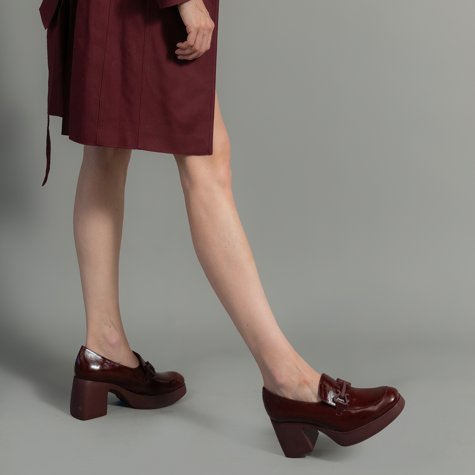 Callisto Vino Leather Heels