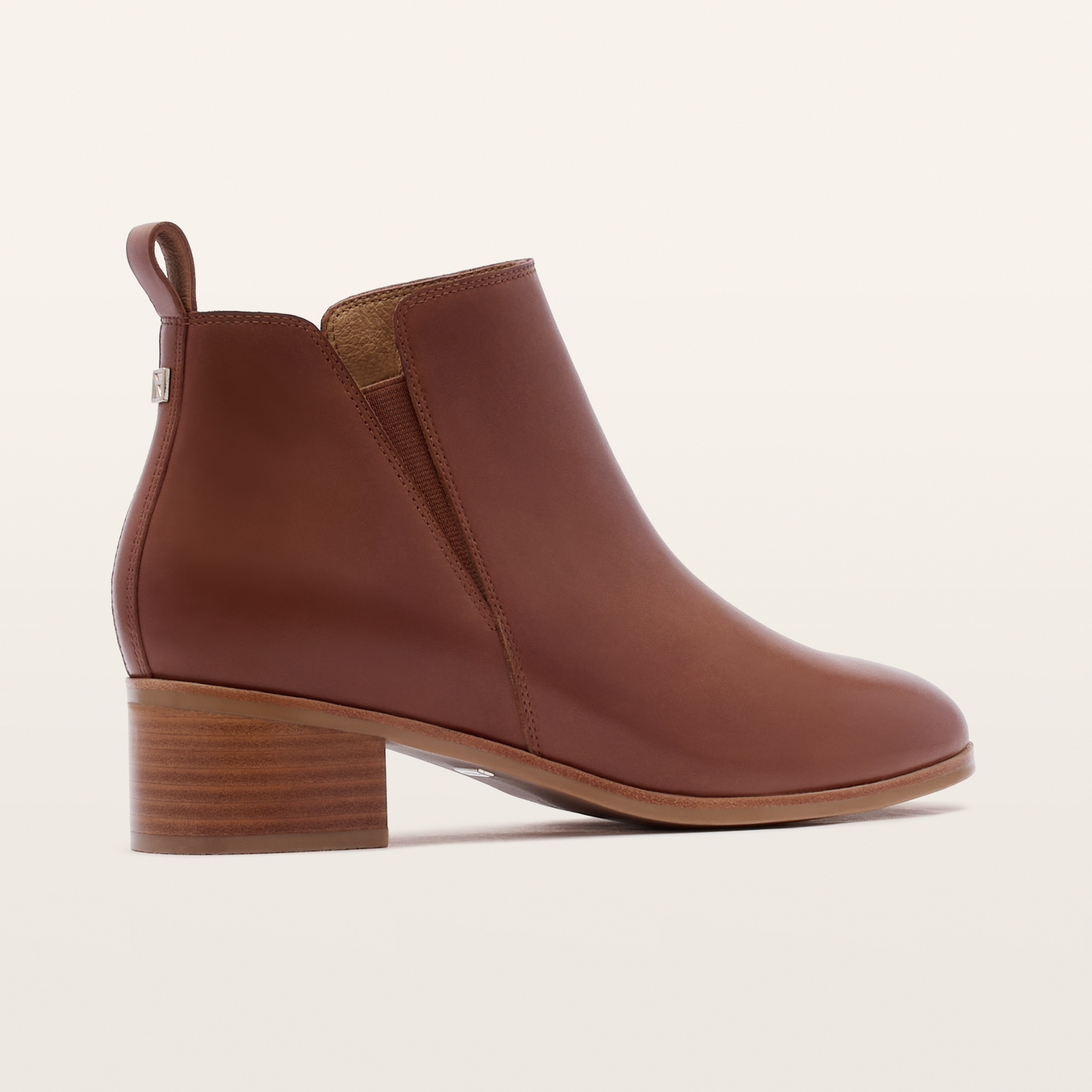 Reggie Rich Tan Leather Ankle Boots