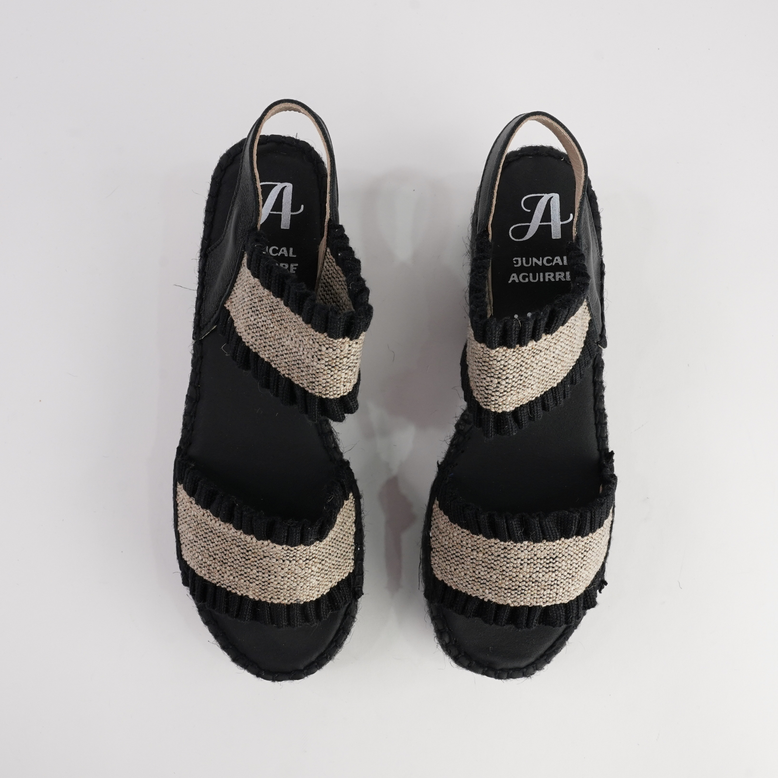 2245 A Negro Espadrille Wedges