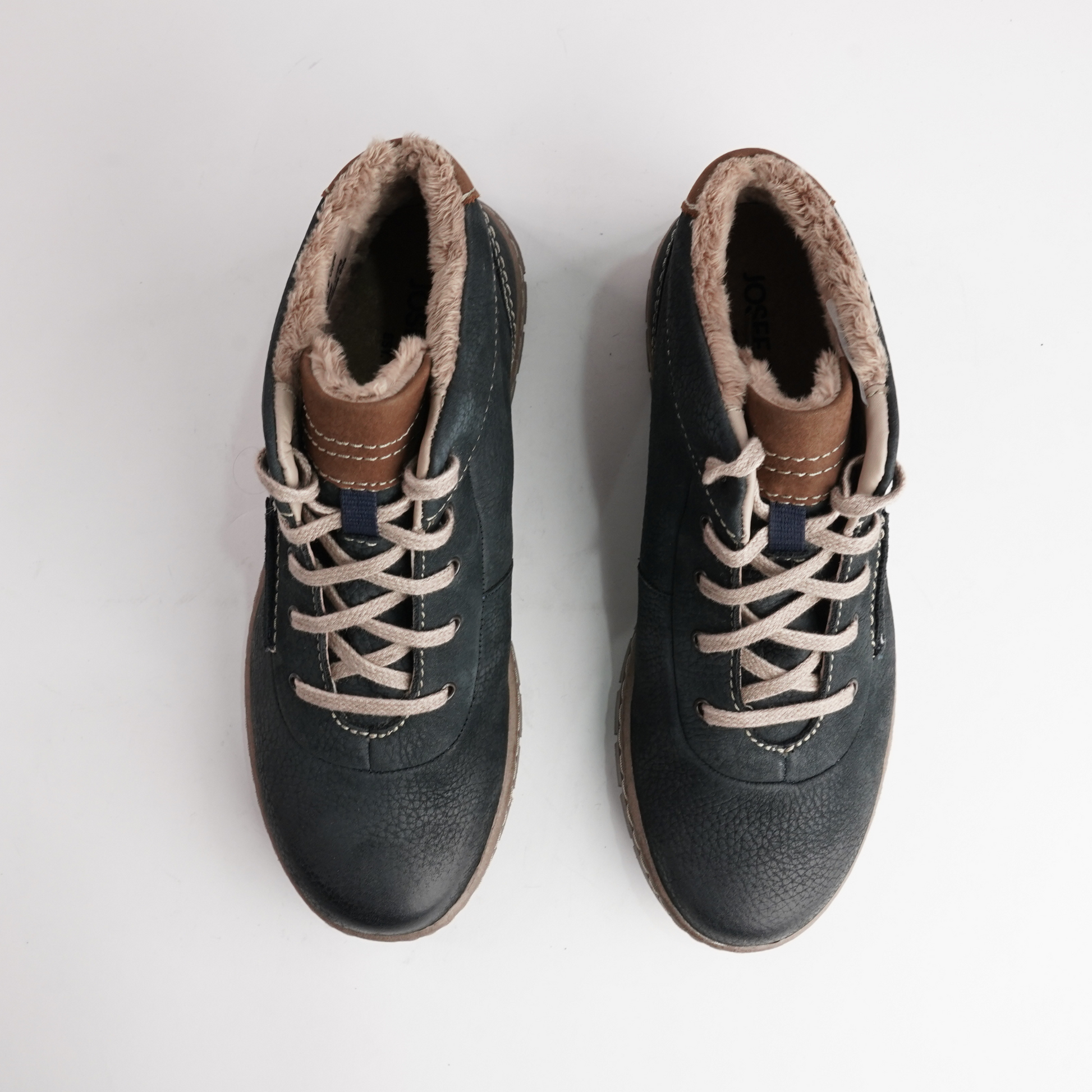 Steffi 53 Ocean Leather Ankle Boots