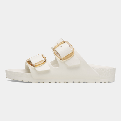 Arizona Eva Big Buckle Eggshell Sandals