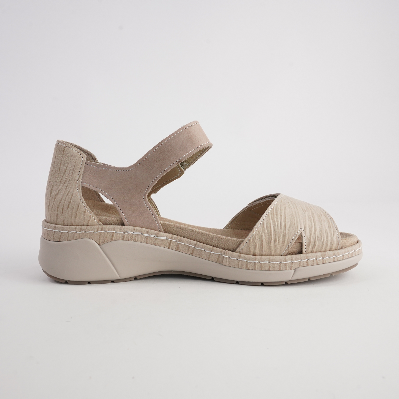 Dickens Sandy Leather Sandals