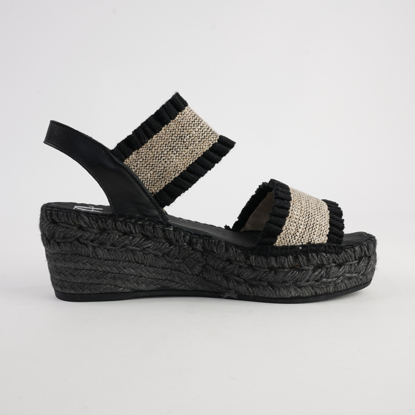2245 A Negro Espadrille Wedges