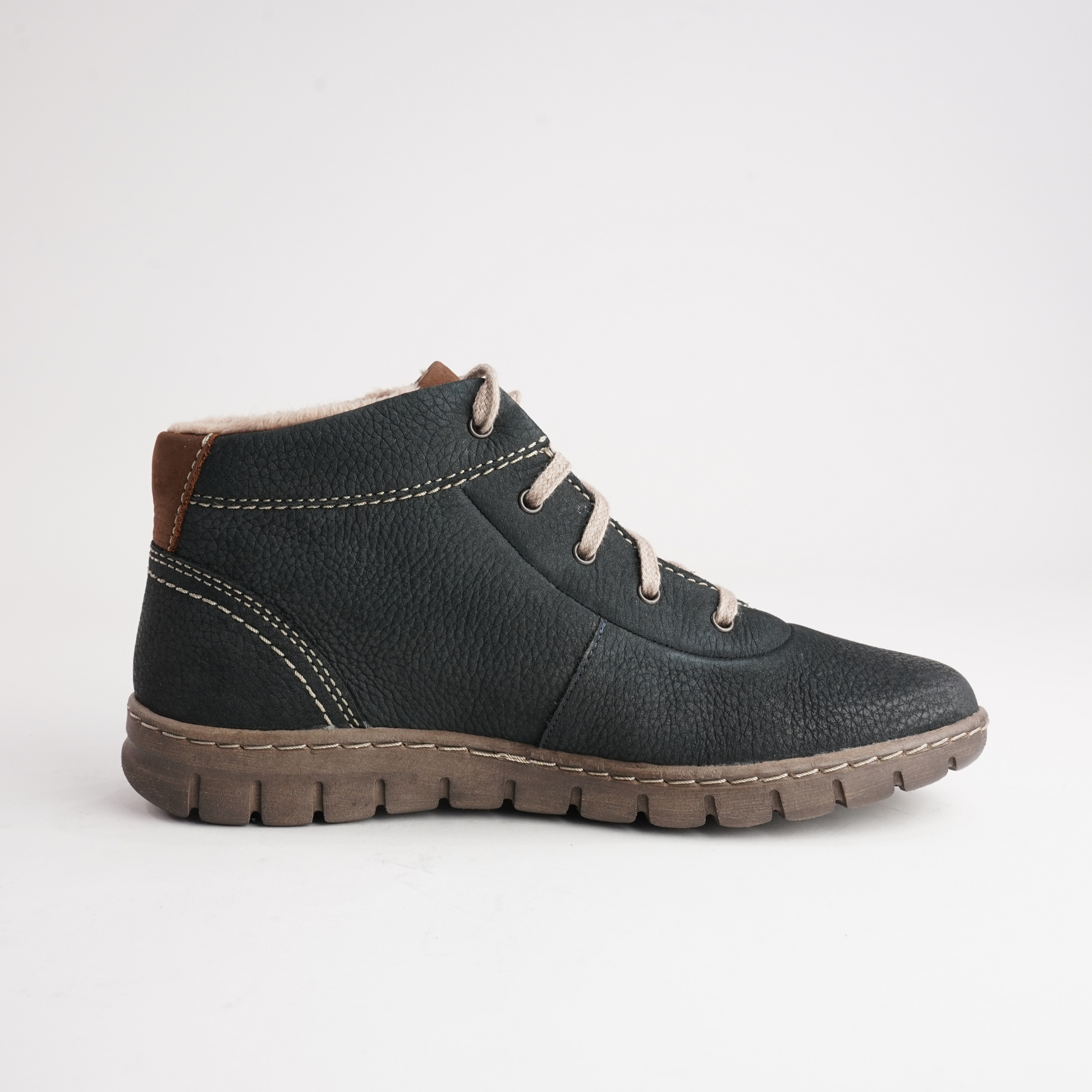 Steffi 53 Ocean Leather Ankle Boots