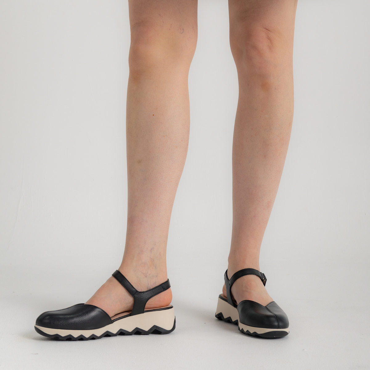 Cobi Black Leather Flats