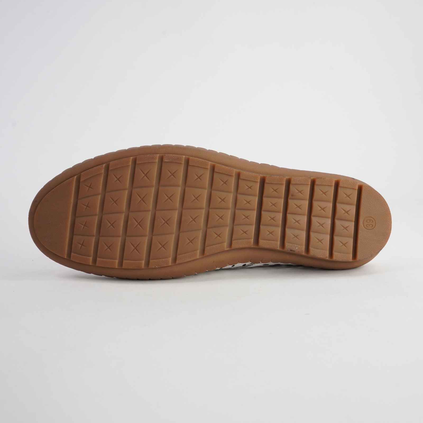 Kroon White Leather Lace Up Flats