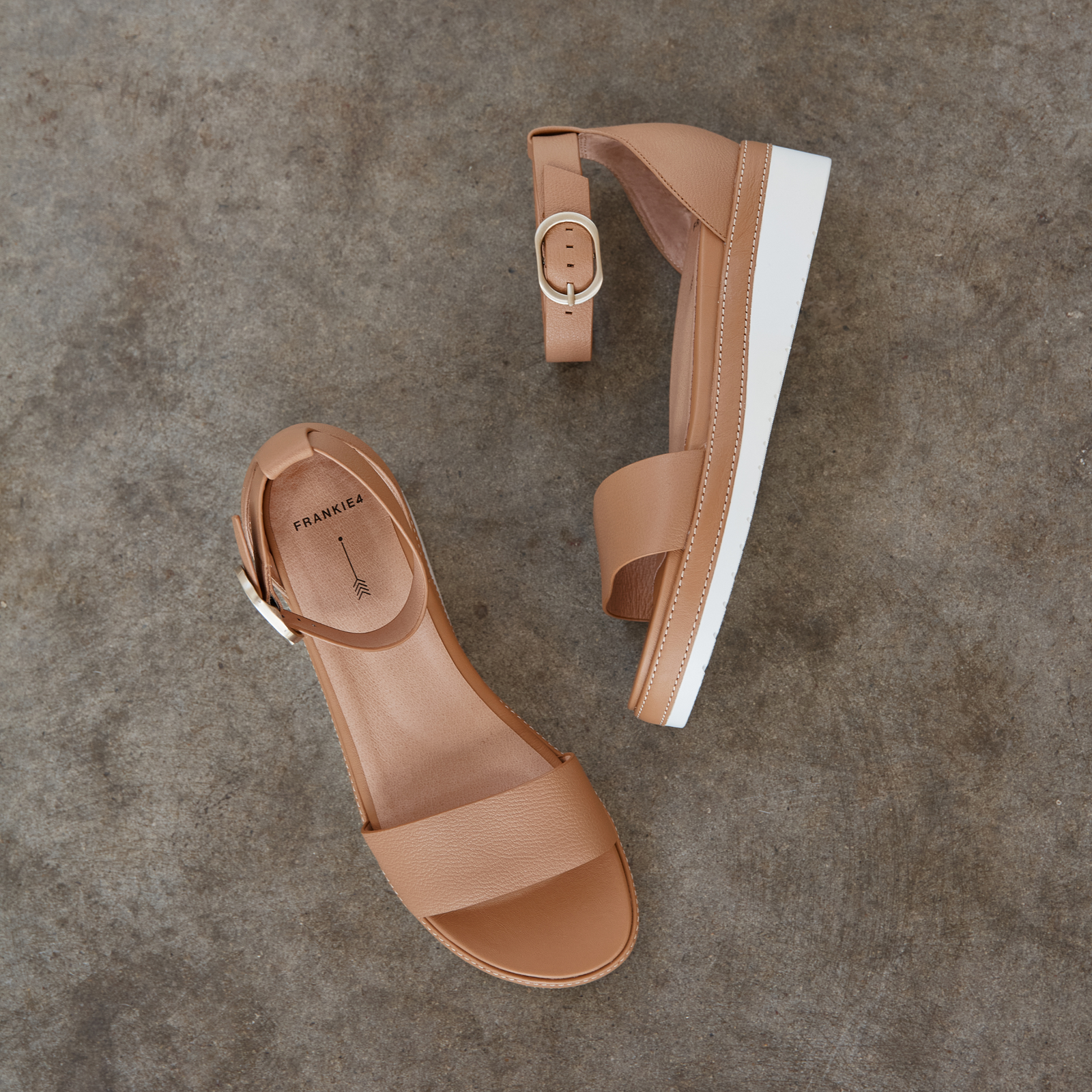 Skye Soft Tan Leather Sandals