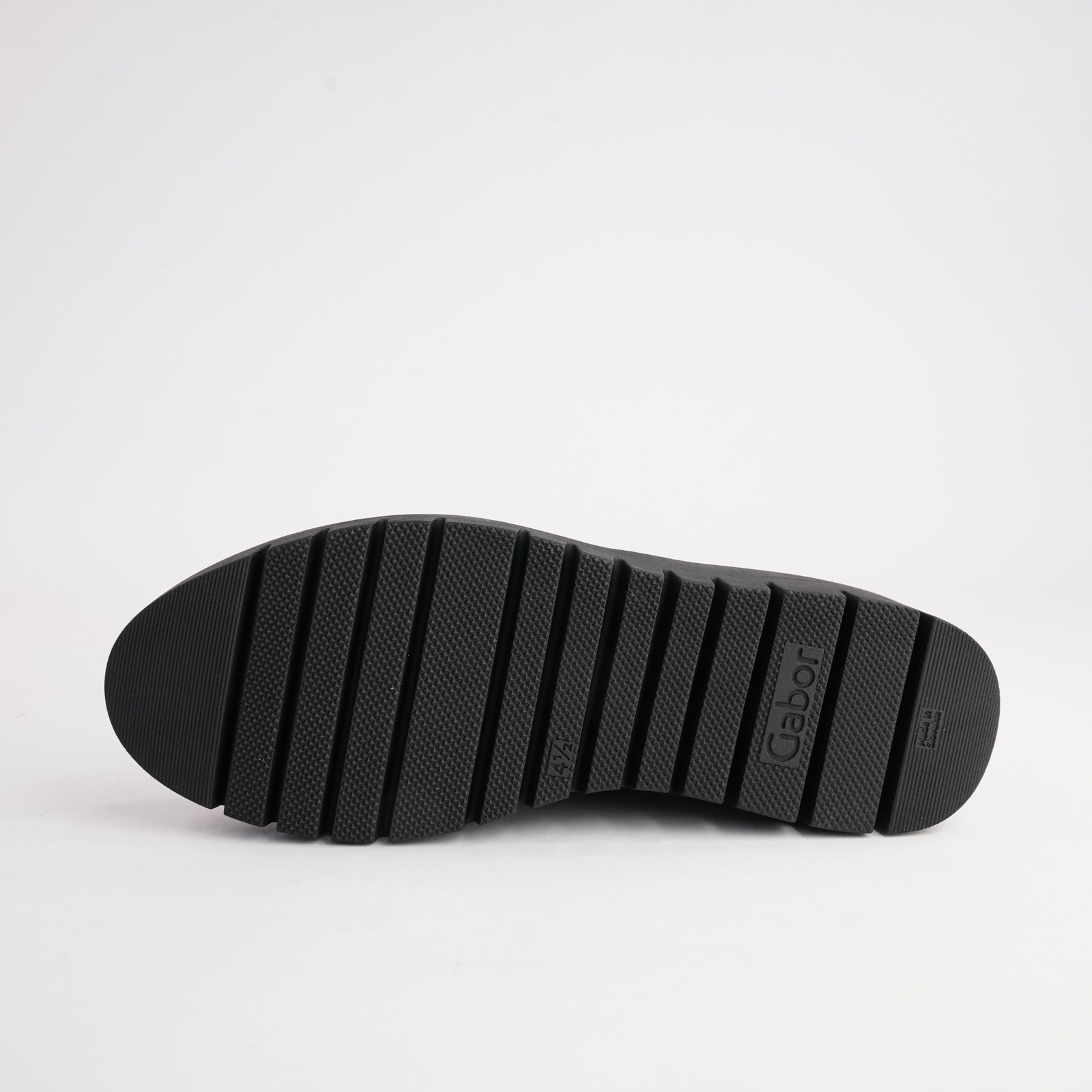 Gertie Black Leather Ankle Bootss