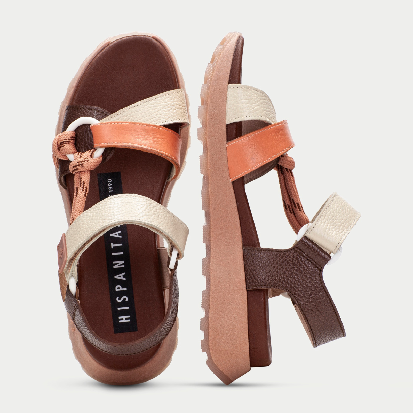 CHV264869 Avellana/ Coral Sandals