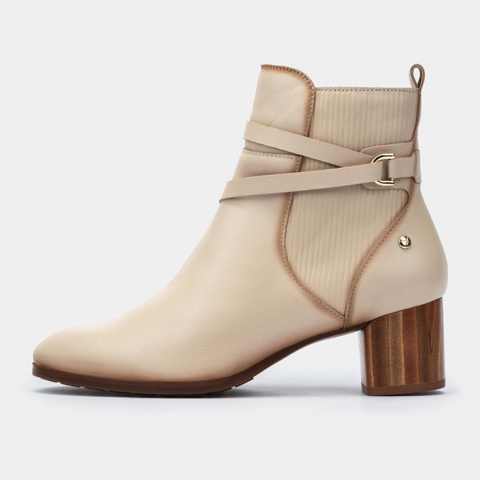 W17-8841 Marfil Leather Ankle Boots