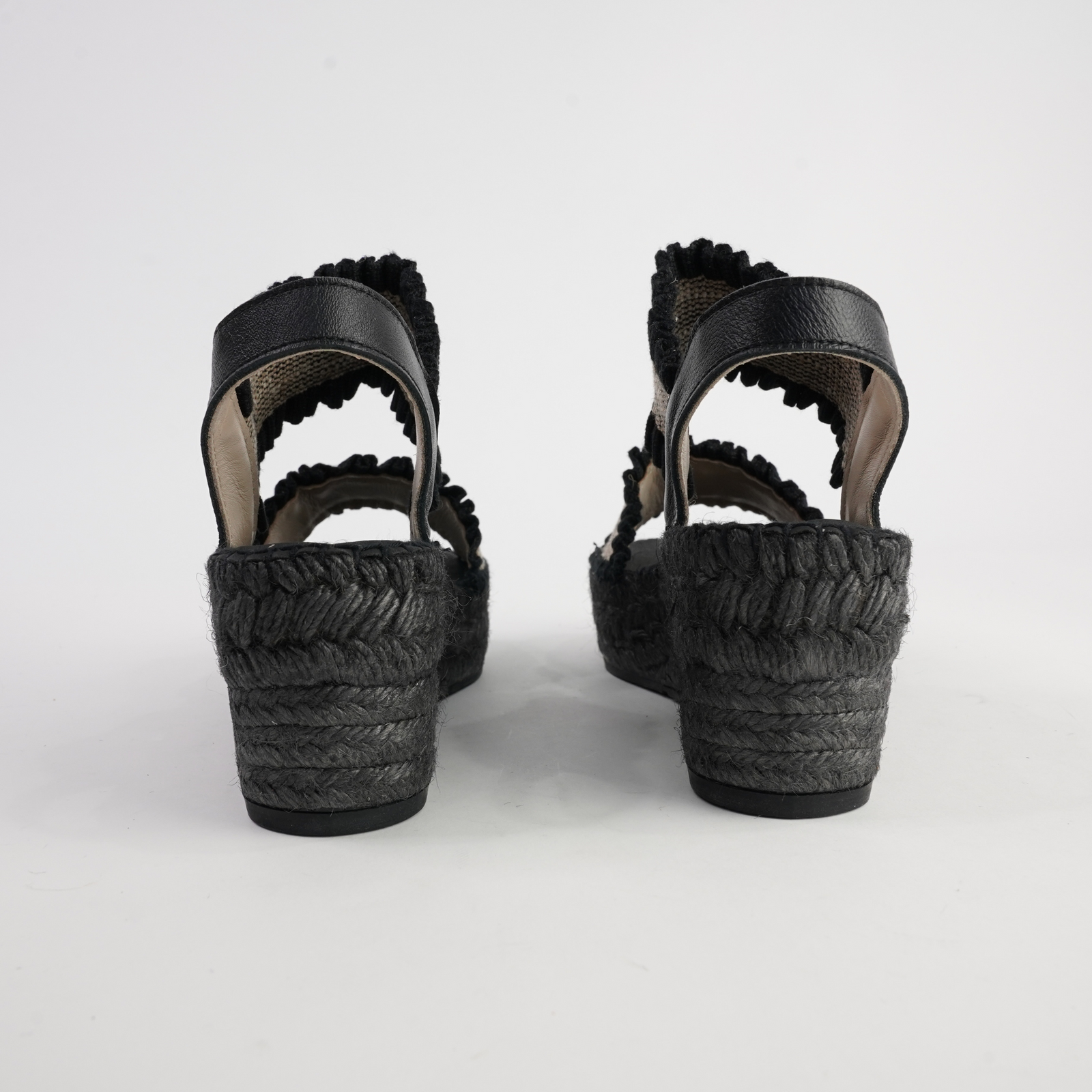 2245 A Negro Espadrille Wedges