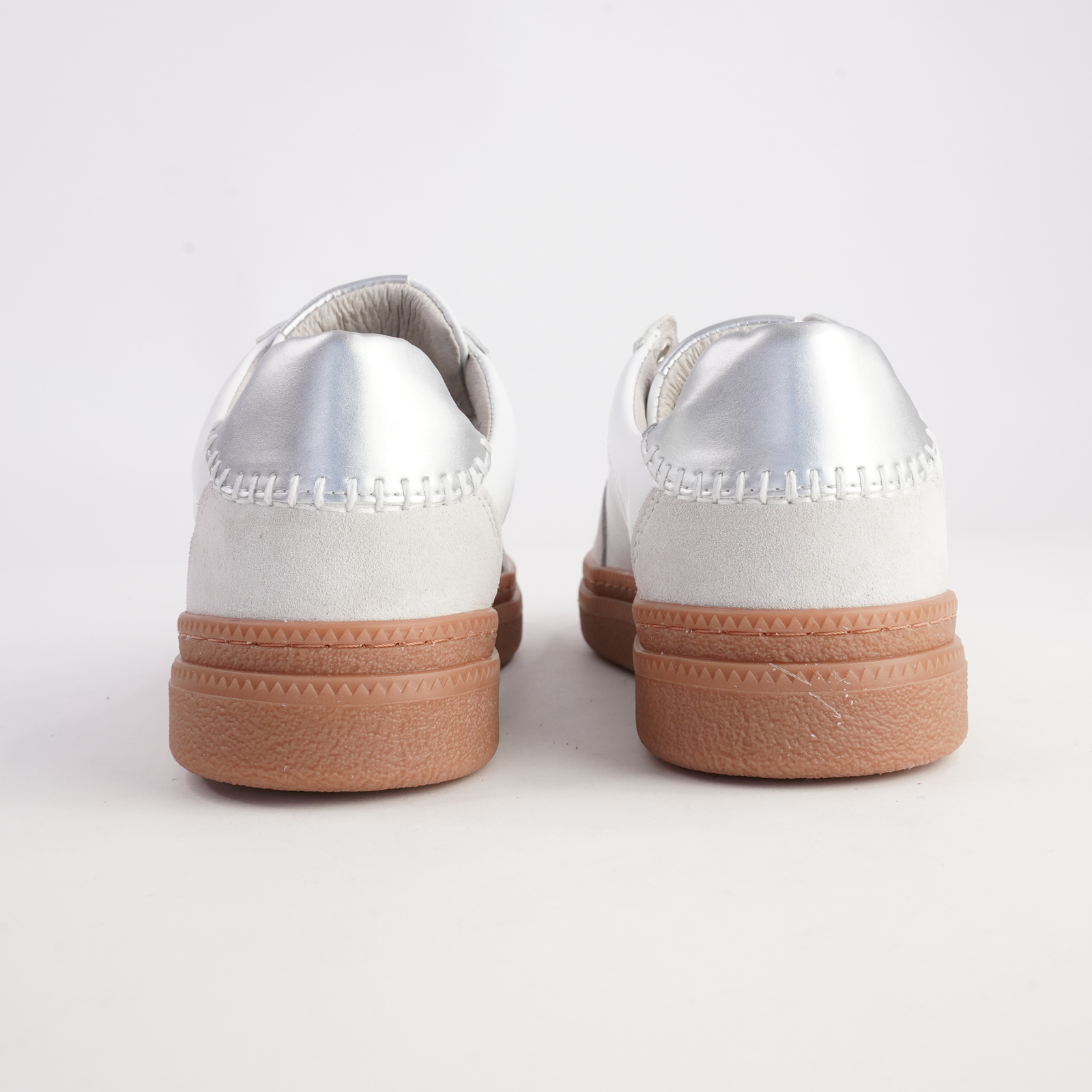 Eslyn White Leather Sneakers