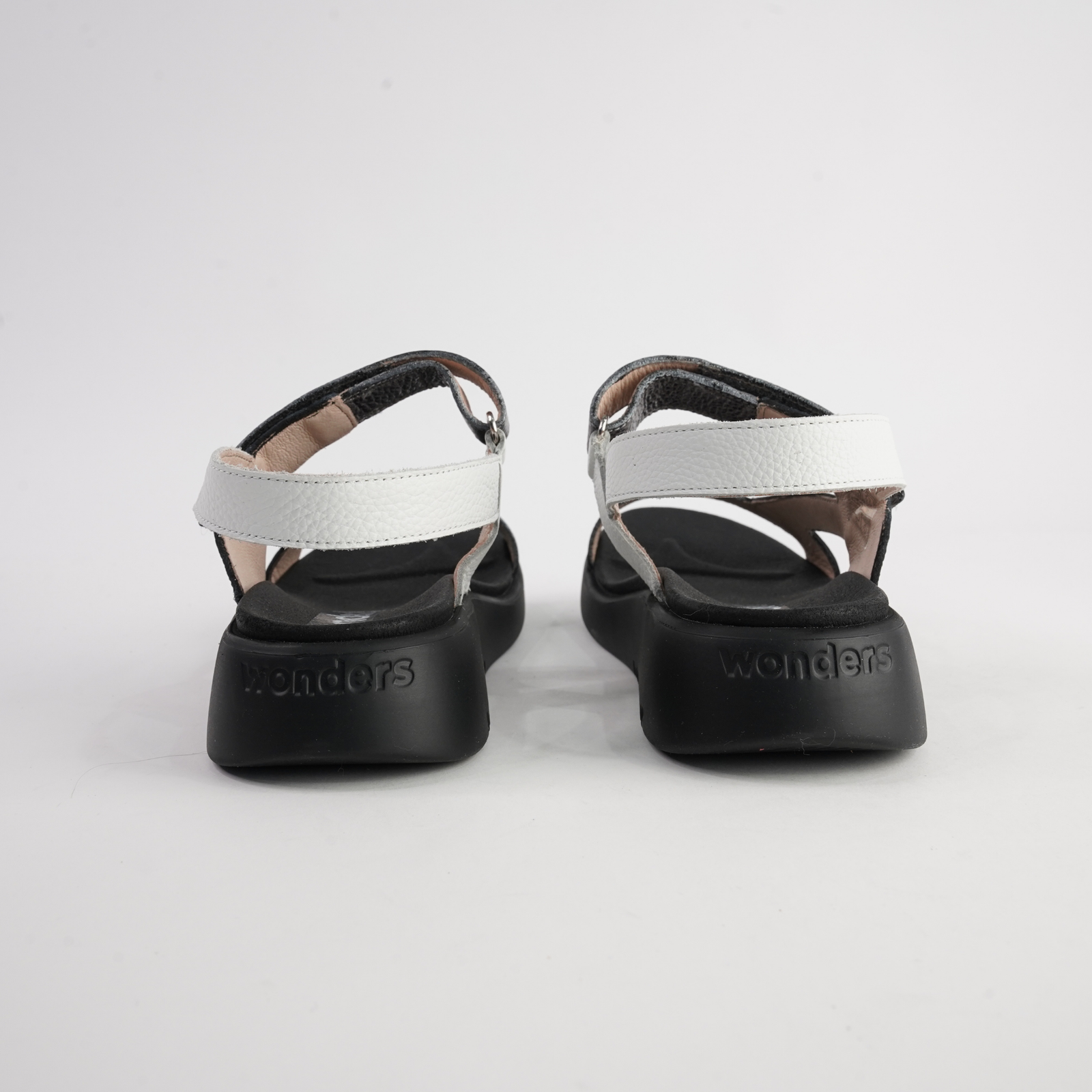 Cami Black Combo Leather Sandals