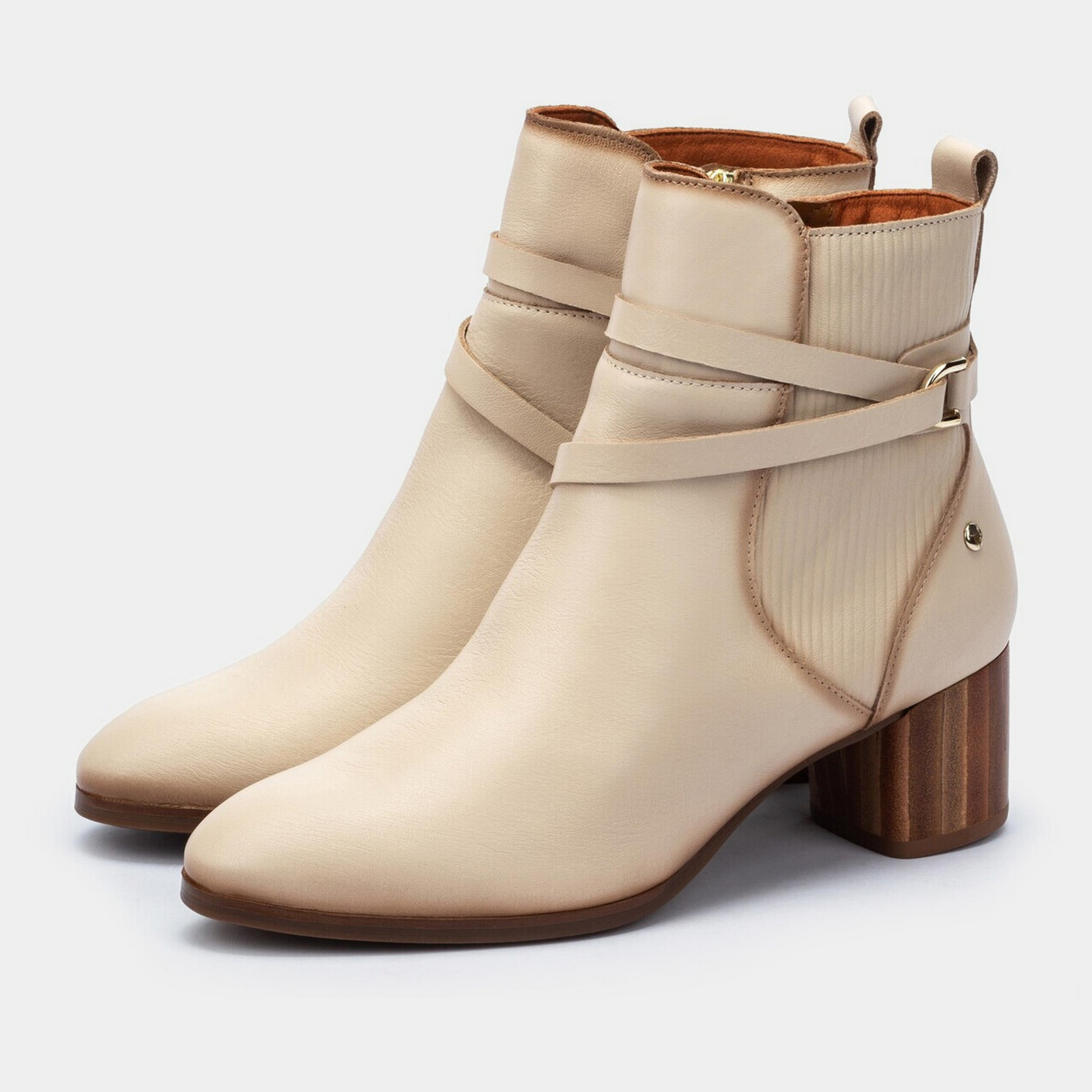 W17-8841 Marfil Leather Ankle Boots