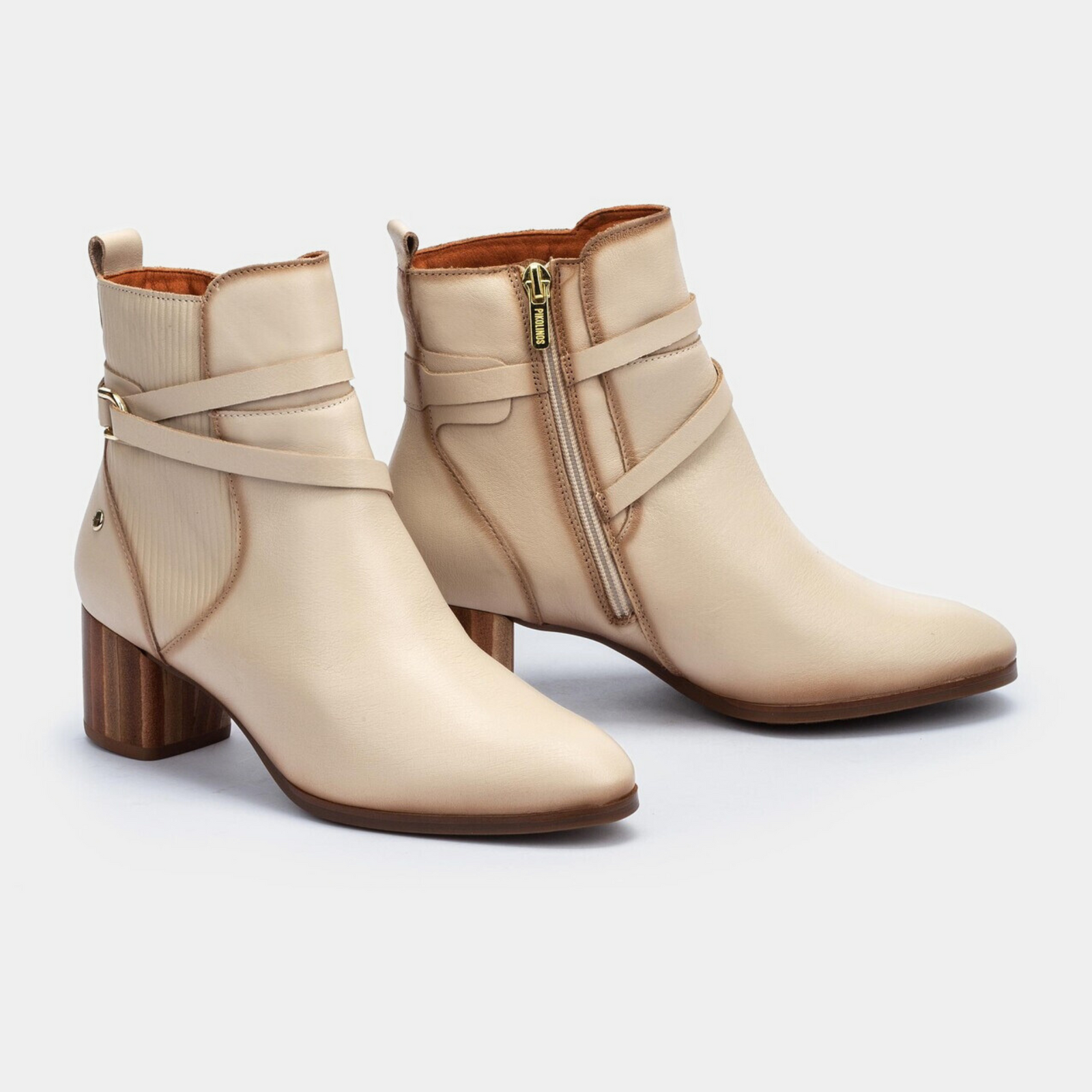 W17-8841 Marfil Leather Ankle Boots