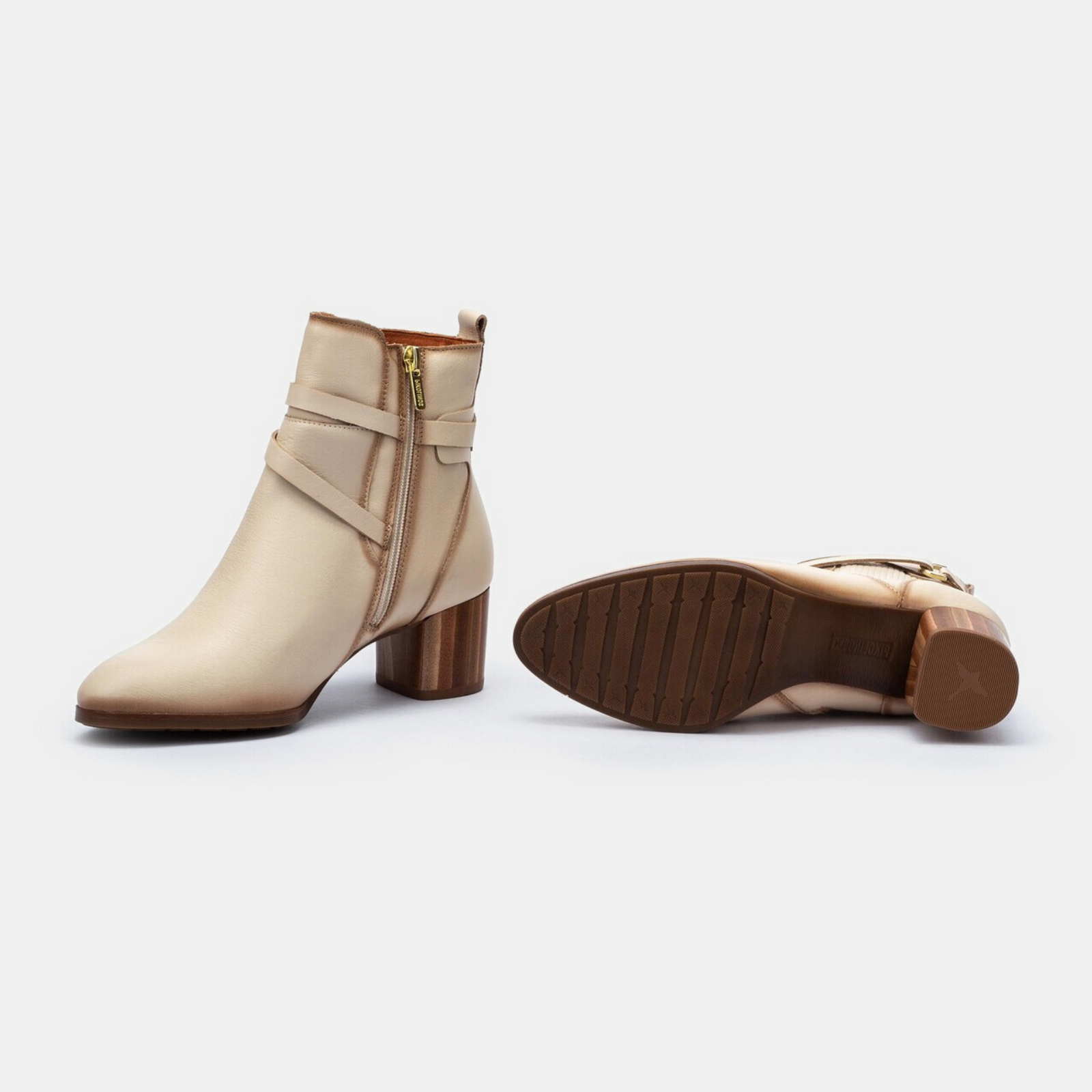 W17-8841 Marfil Leather Ankle Boots