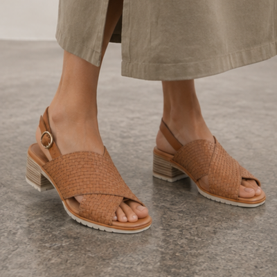 Exile Tan Leather Sandals