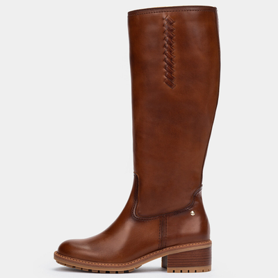 W0D-9761 Cuero Leather Knee Boots