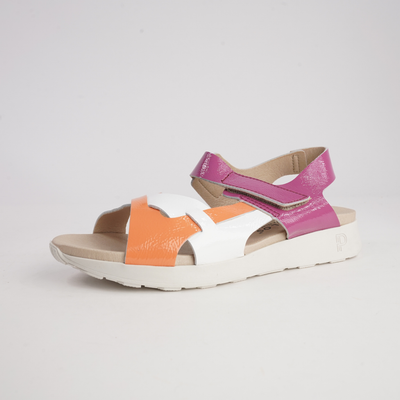 10554 Naranja Leather Sandals