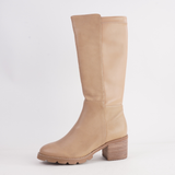 Anderson Camel Leather Knee High Boots
