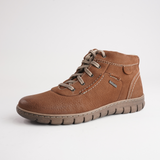 Steffi 53 Cognac Leather Ankle Boots