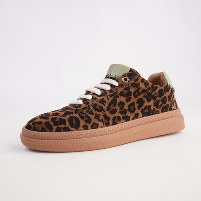Eslyn Leopard Leather Sneakers