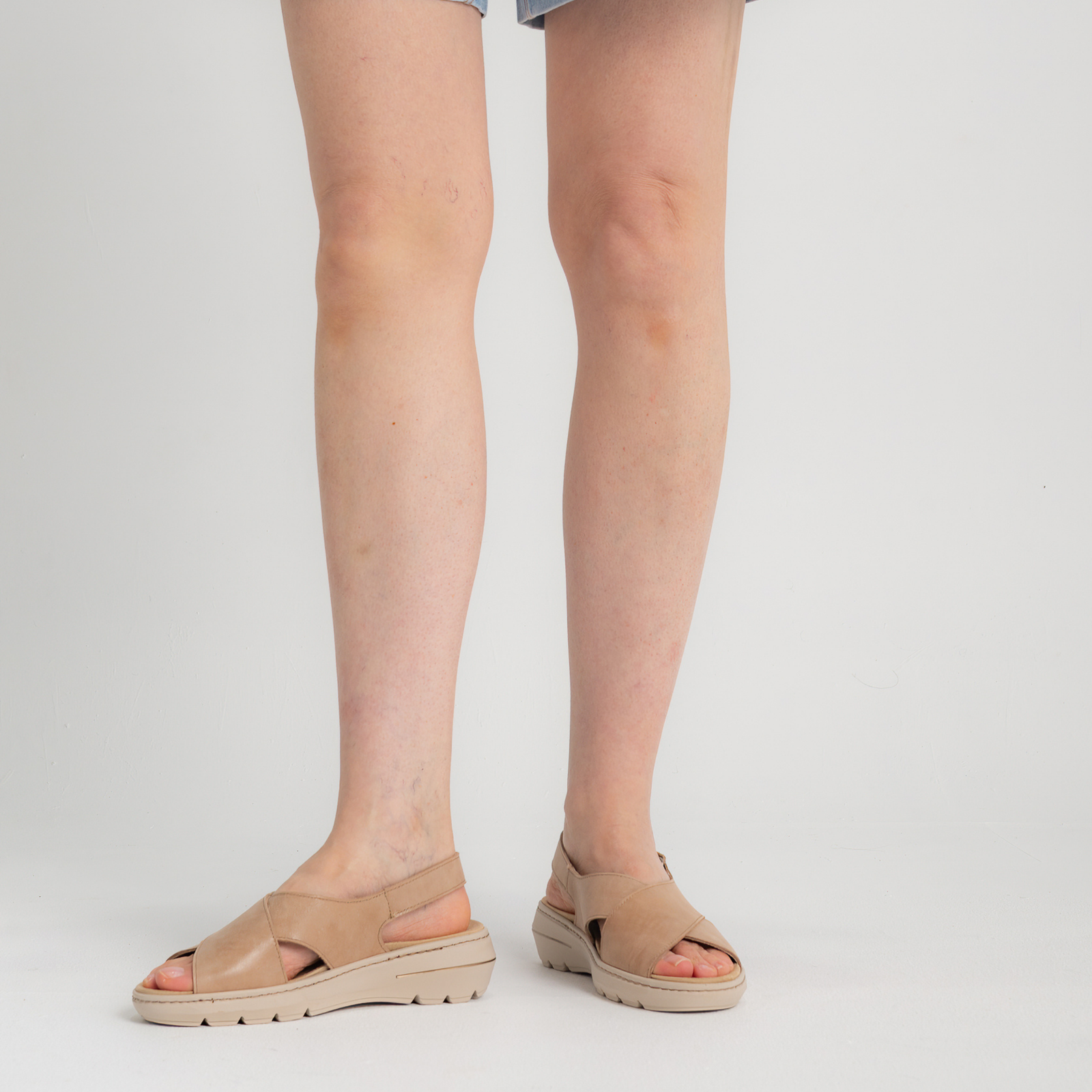 Kray Sandy Leather Sandals