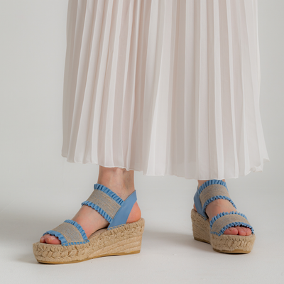 2245 A Celeste Espadrille Wedges