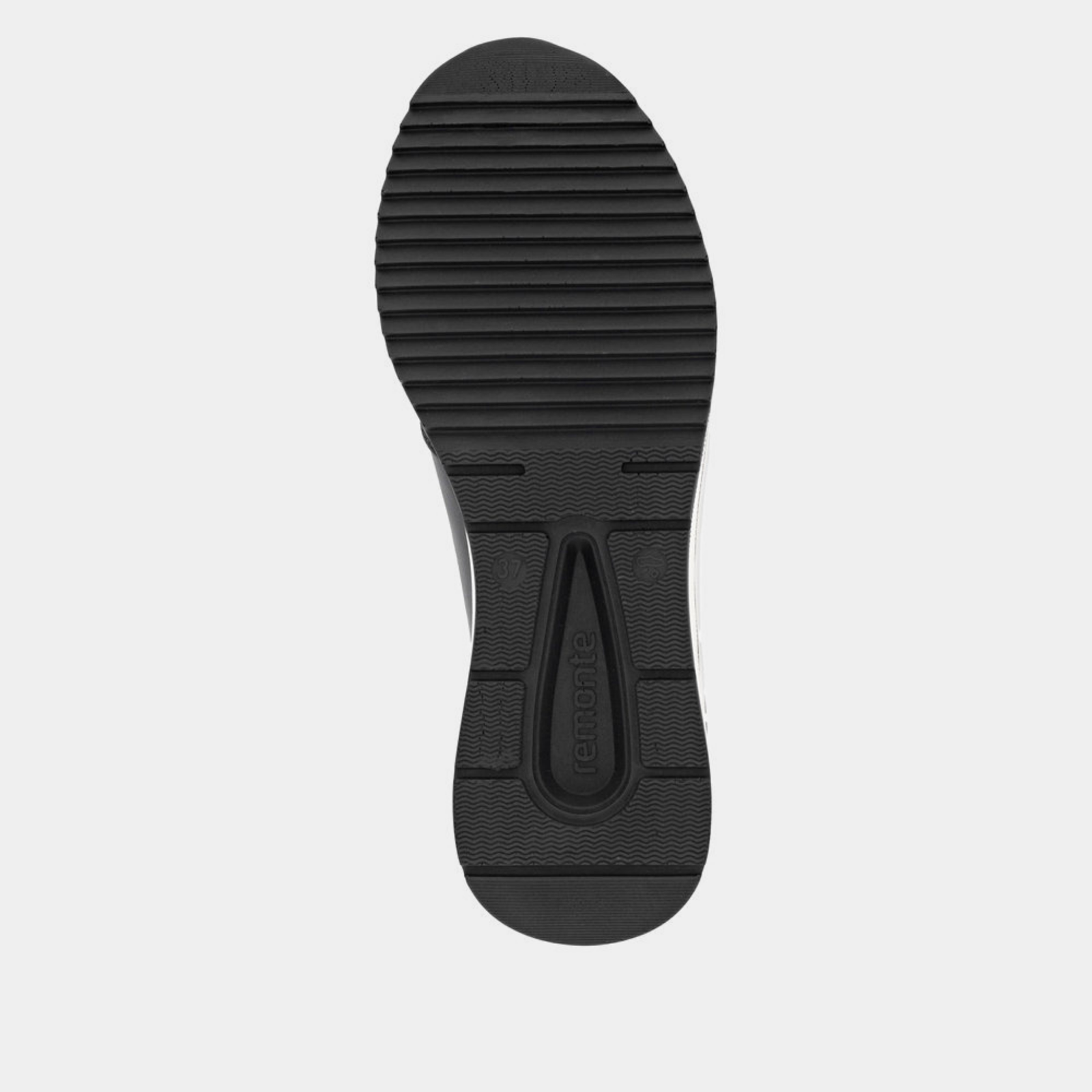 D0T16 Schwarz Leather Sneakers