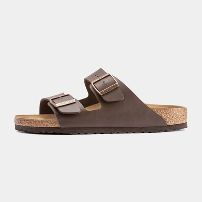 Arizona Birko-Flor Dark Brown Sandals