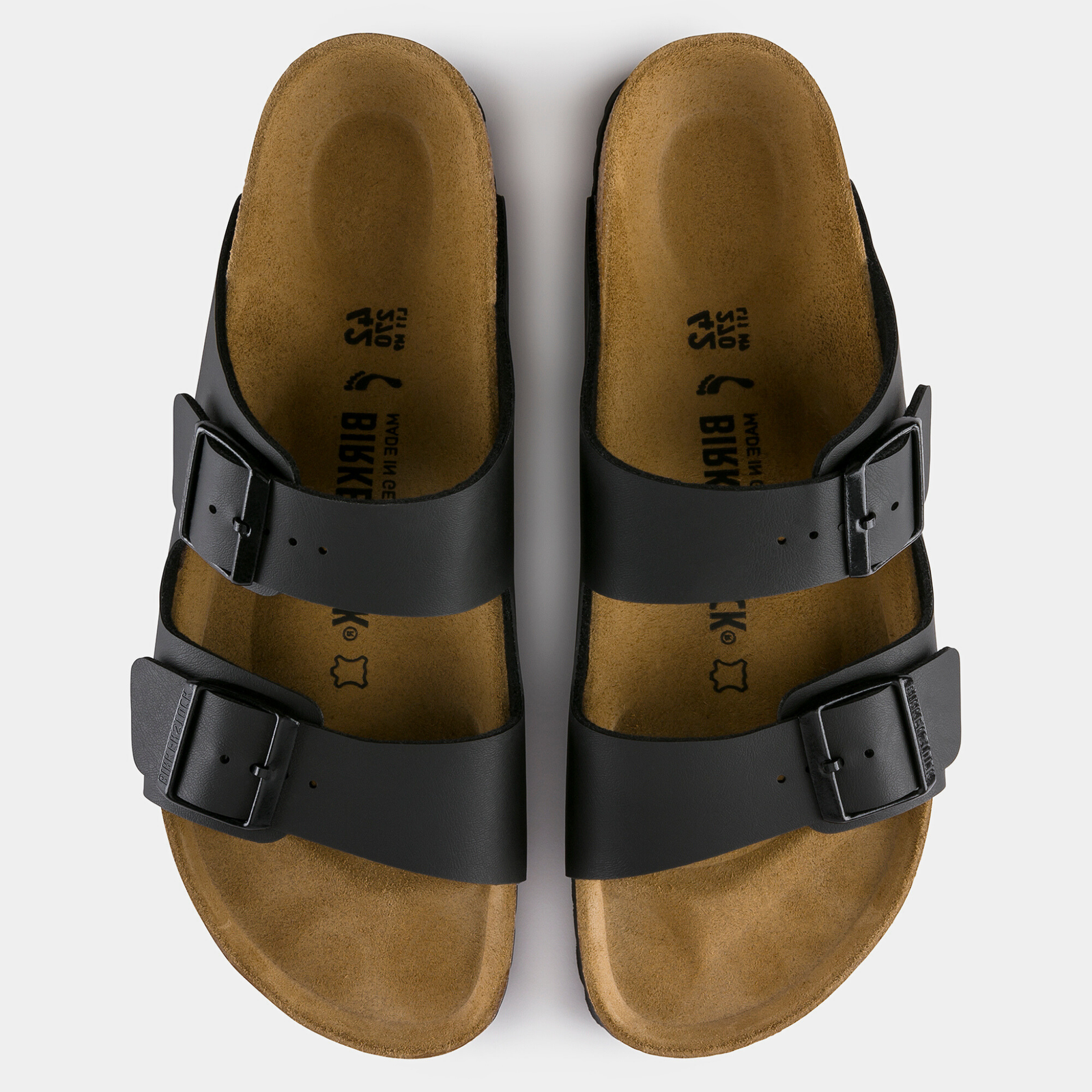 Arizona Birko-flor Black Sandals