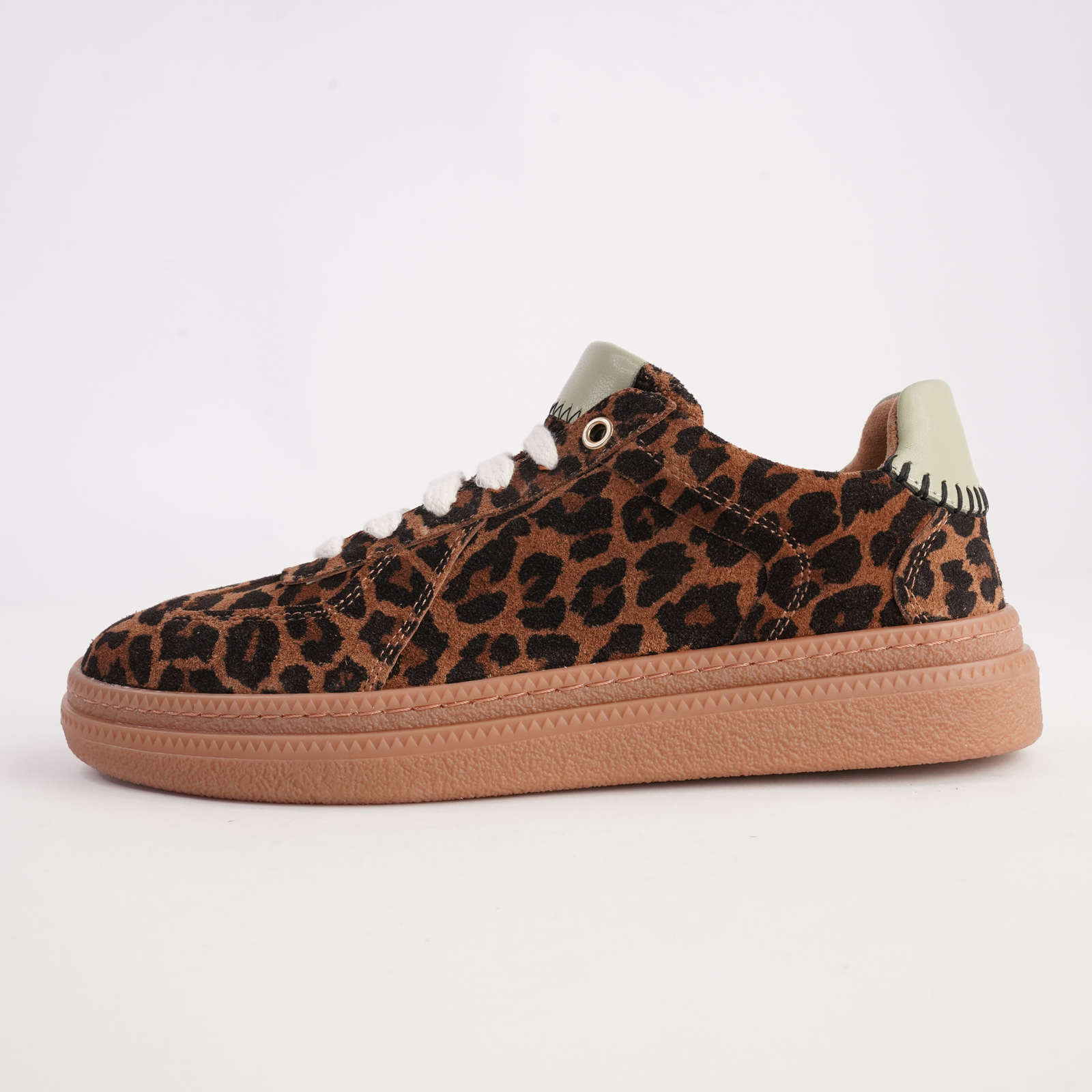Eslyn Leopard Leather Sneakers