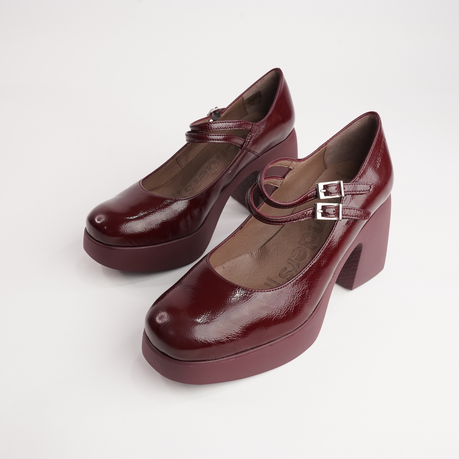 Indira Vino Leather Heels