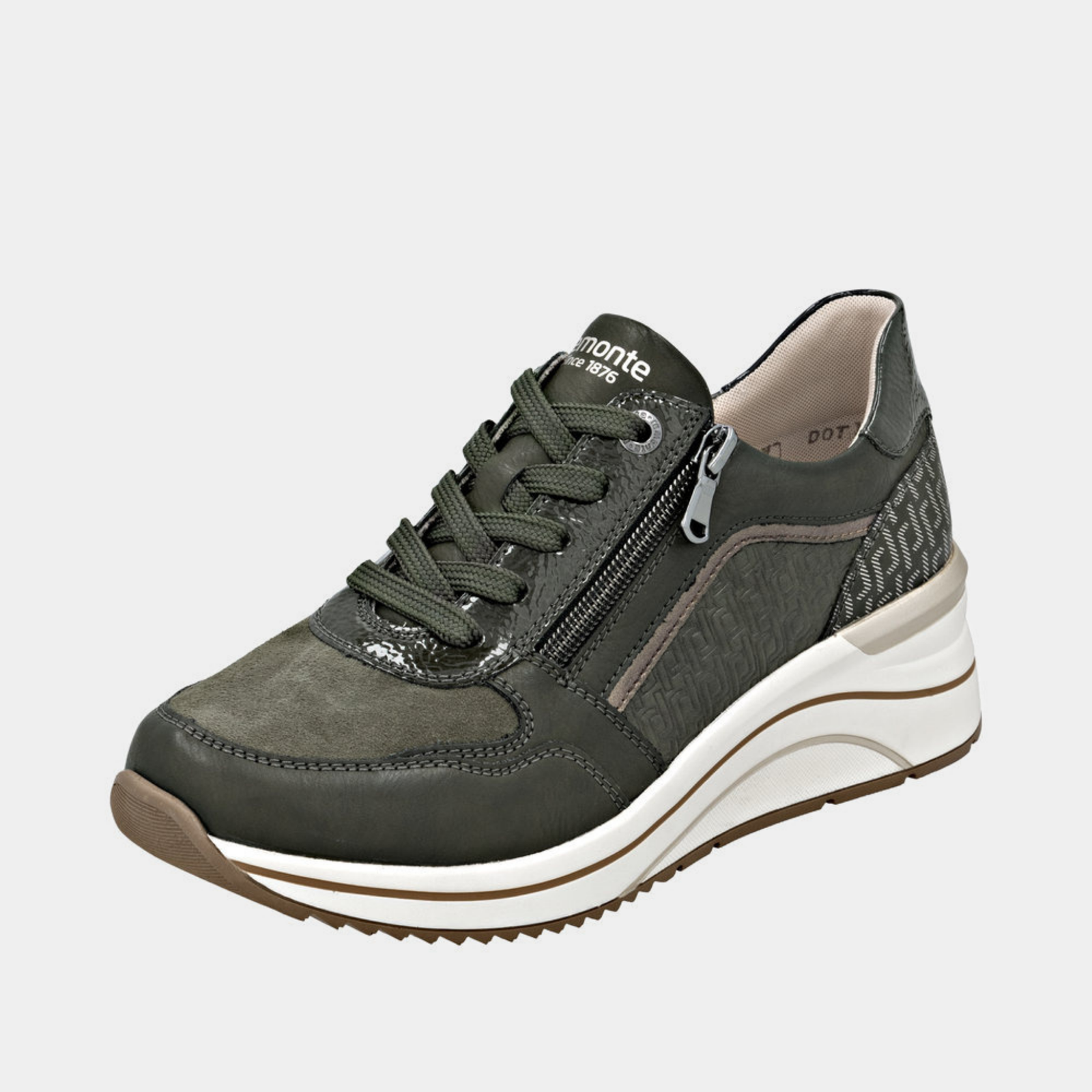 D0T16 Forest Leather Sneakers