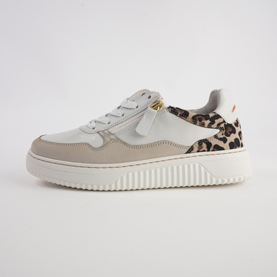 Demi Off White/ Natural Leather Sneakers
