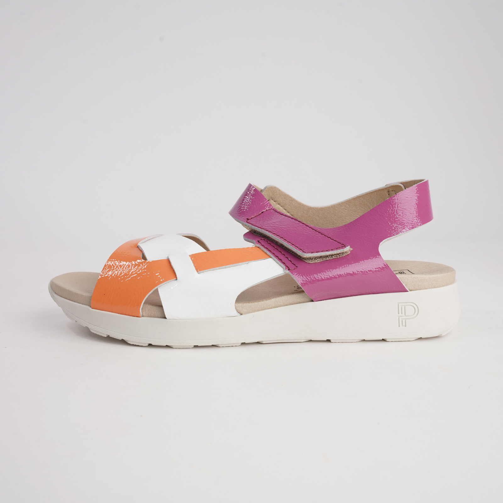 10554 Naranja Leather Sandals