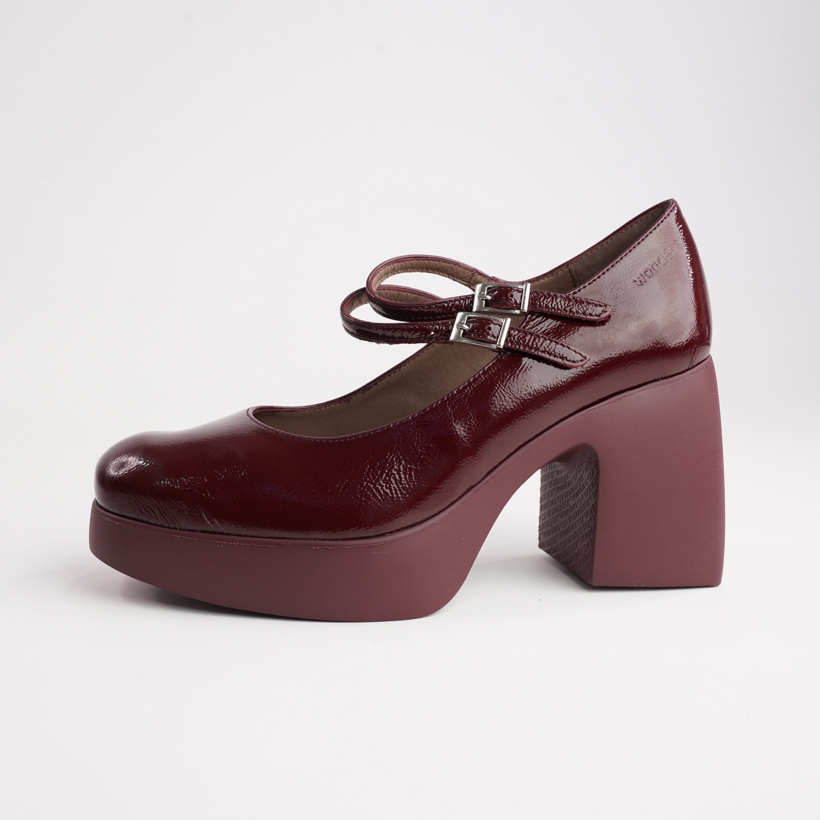 Indira Vino Leather Heels