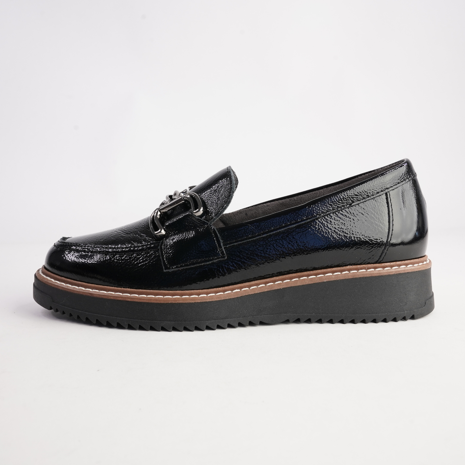 10760 Black Patent Leather Loafers